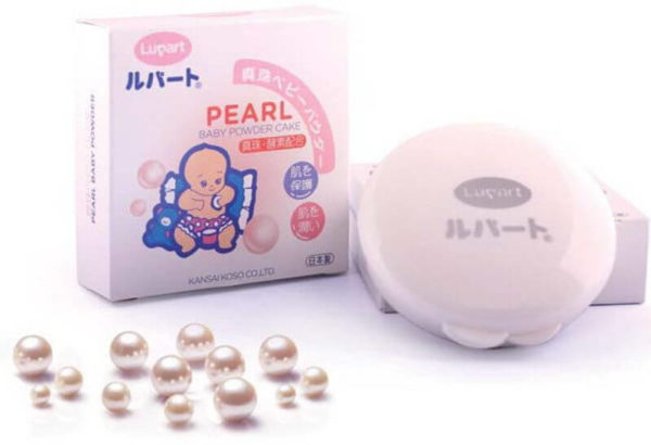 日雅真珠酵素爽身粉餅30g