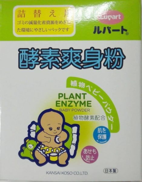 日雅酵素爽身粉補充盒150g